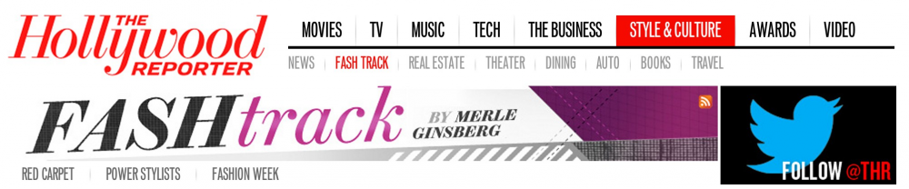 Hollywood Reporter Fash Track Header